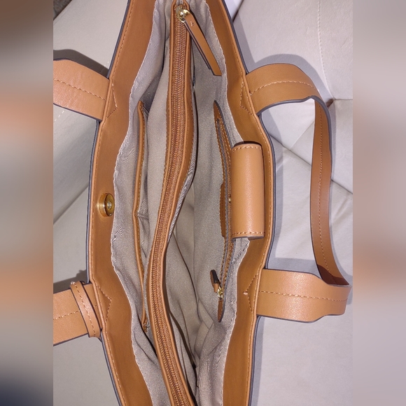 Nine West Tote Bag Vegan Sutton Place Caged - Picture 8 of 15